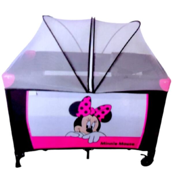 Cuna estilo camping Minni Mouse